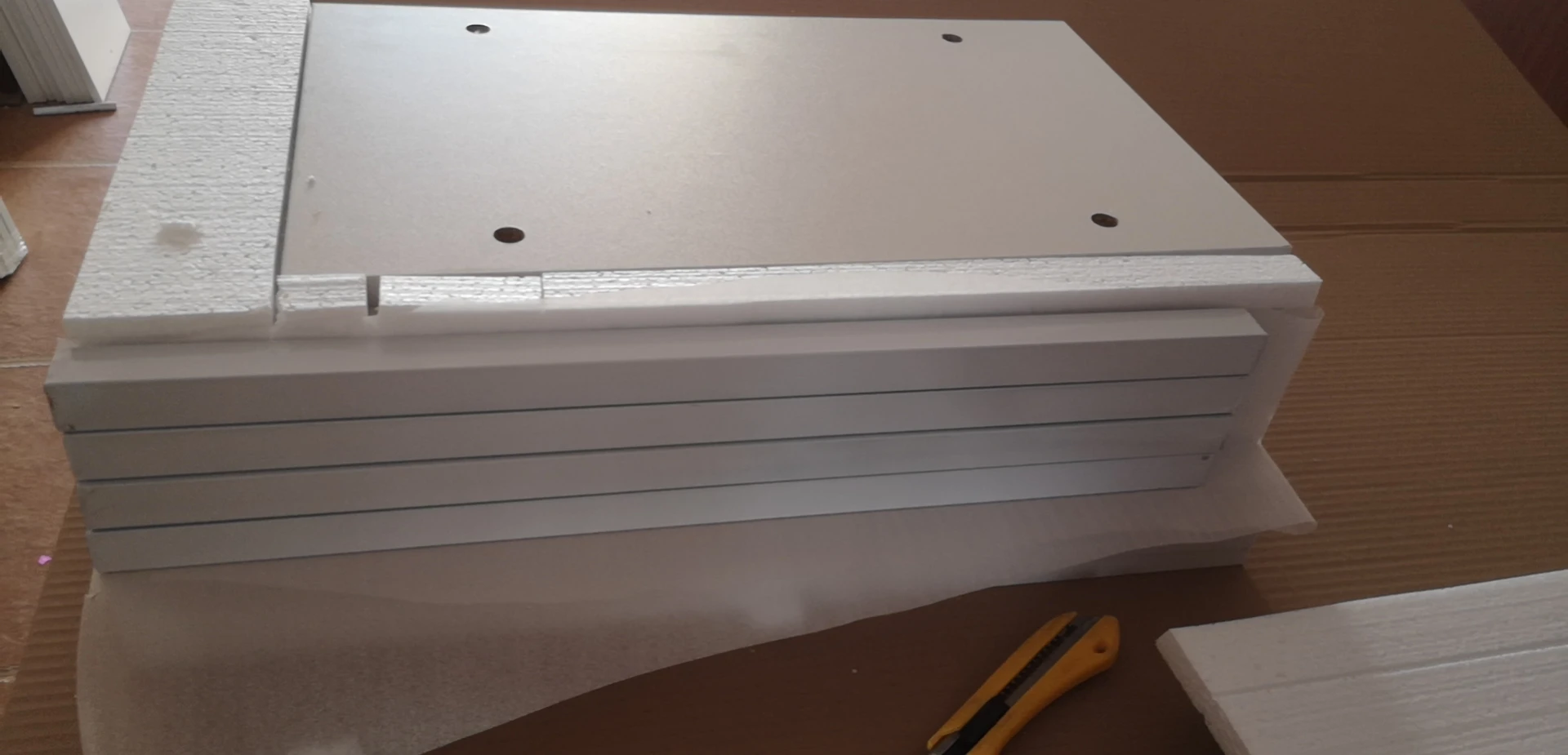 Beautiful Multilayers Salon Products Showcase With Light Box,Skin Care