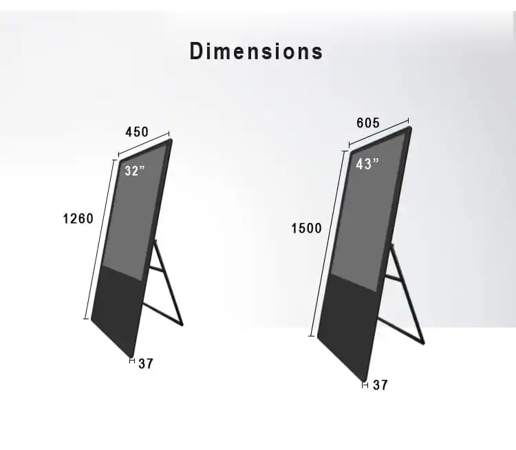 advertising poster lcd