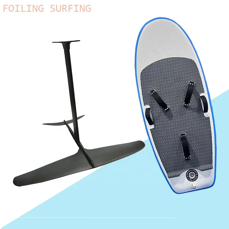 Popular wing foil set surfing surfboards wingfoil double layers inflatable  board with surf hydrofoil for wing surfer