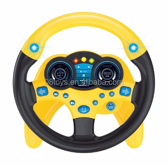 Early Educational Kids Interactive Simulation Driving Toys Light Music