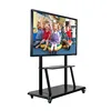 75" all-in-1 pc interactive touch screen flat panel school smart board for office/meeting room use