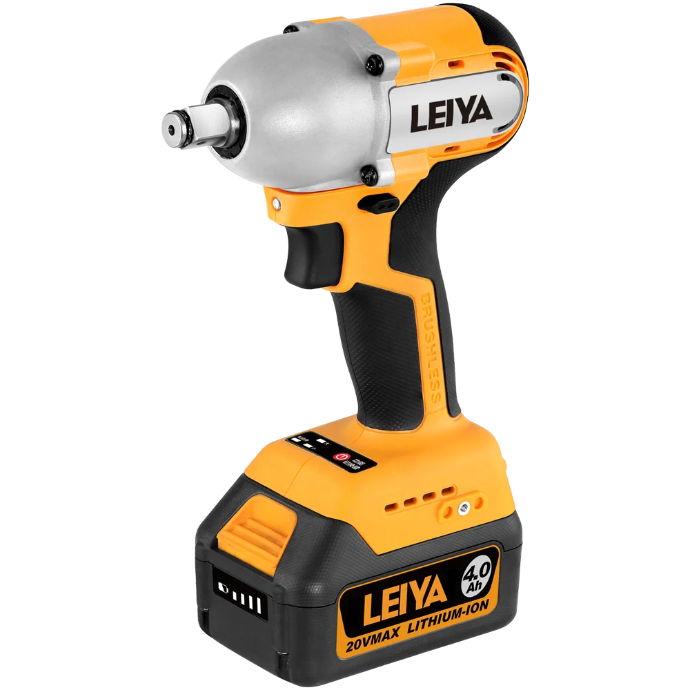 Handheld High Torque Wrench 380n.m Impact Cordless Wrench Power Wrench Electric Battery Angle