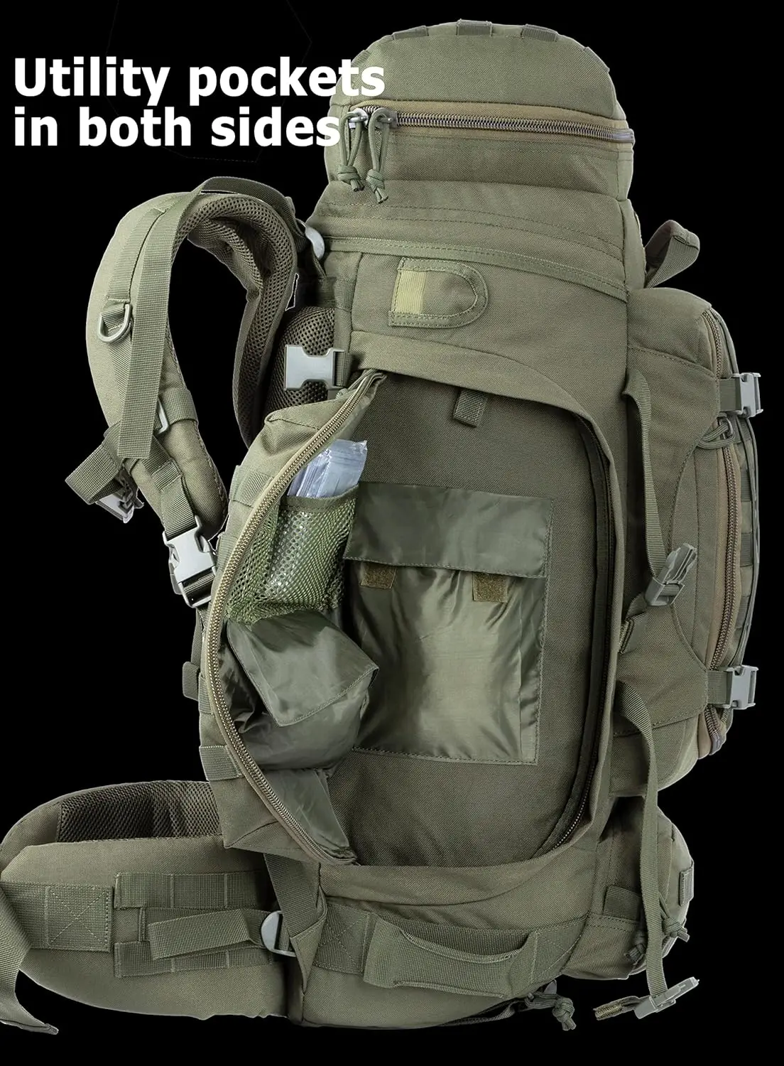 Custom Large Internal Frame Mountaineering Backpack Rucksack For