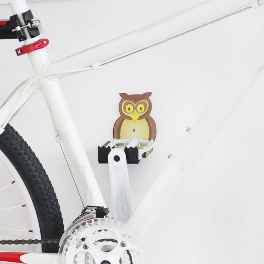 Bike Wall Mount Hanger Parking Rack For Cycling Bike MTB Owl Pattern Holder 