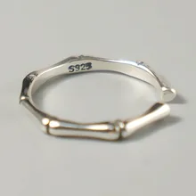 Nouveaux Bijoux S925 En Argent Sterling Hipster Personnalit&eacute; Ouvert Anneau De Mode