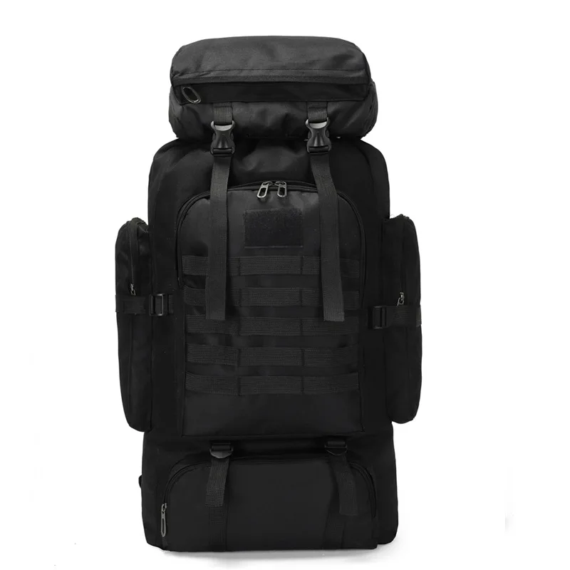 70L 80L Camping Hiking Tactical Backpack Molle Rucksack Waterproof Traveling Daypack for Trekking Hunting factory