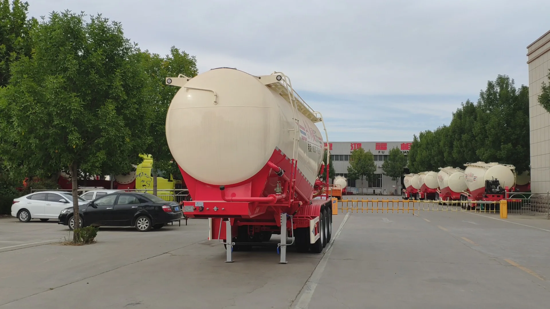 cement tank transport tanker trucks material transportation