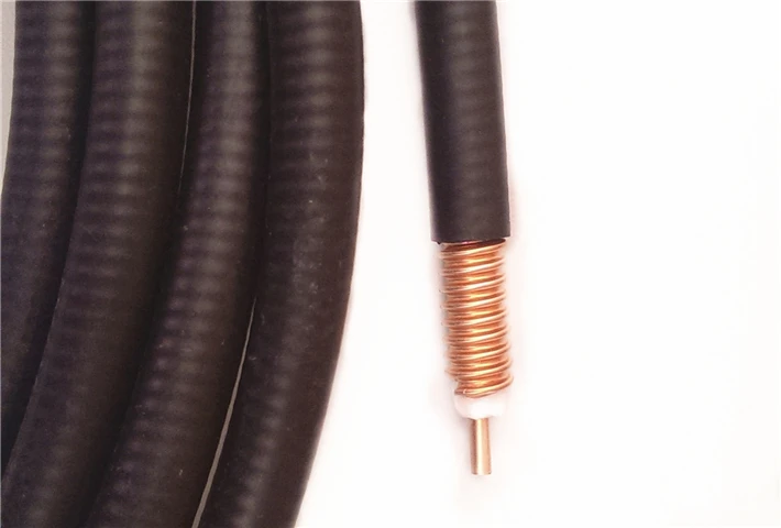 1/2" super Flexible Helical Corrugated Coax Cable Supersoft 12 coaxia feeder cable manufacture