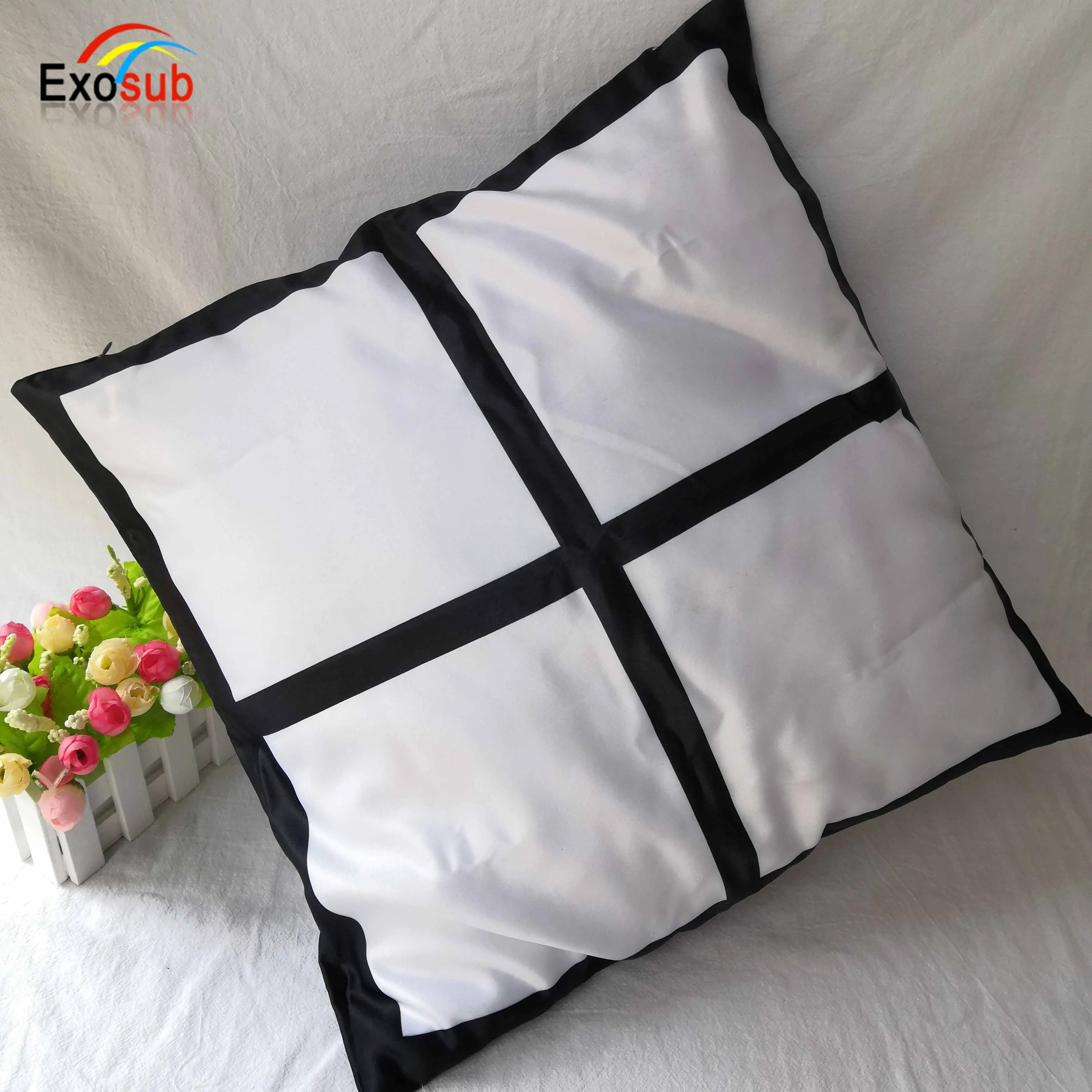 4 Photo Panel Sublimation Blank Pillow Case Cushion Cover For Diy Buy