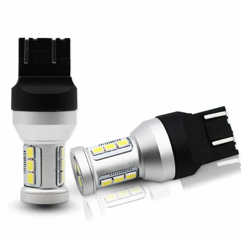 T20 W21W Led Bulb White Red WY21W W21/5W 7440 7443 SRCK LED Bulbs Car Brake Reverse Parking DRL Fog Light Backup Lamp