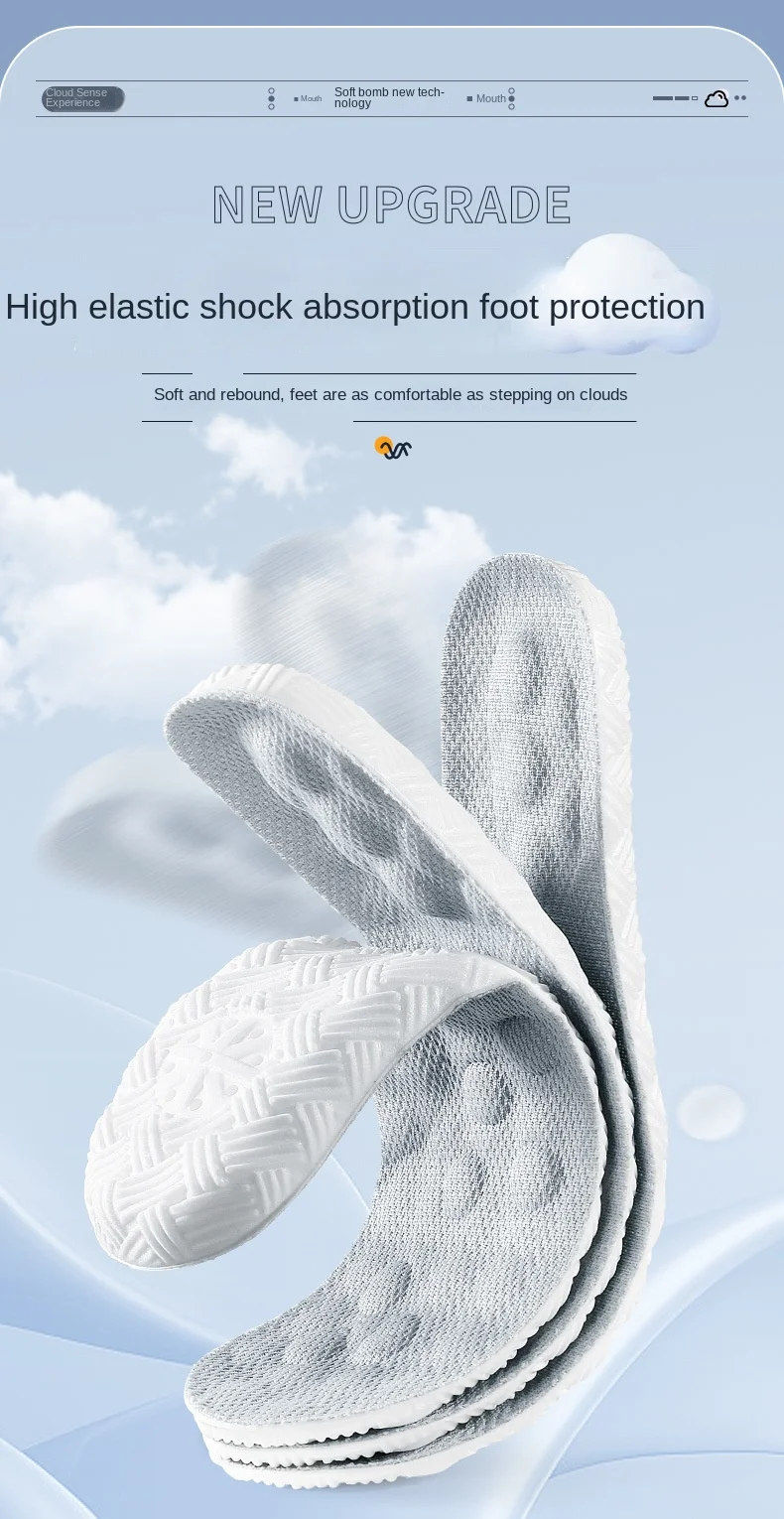 Super Soft Anti-Pain Insoles for Men Women Sports Comfort for Long Time Standing Training Anti Slip Sweat Wicking Shoe Inserts Super Soft Anti-Pain Insoles for Men Women Sports Comfort for Long Time Standing Training Anti Slip Sweat Wicking Shoe Inserts