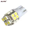 EURS 20pcs car T10 led lamp socket w5w led bulb light for car and Motorcycle high light 20 smd