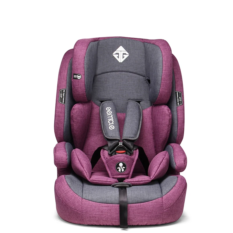 Spacious Backrest Baby Car Seat 123 Recline / Child Car Seat 4 Years