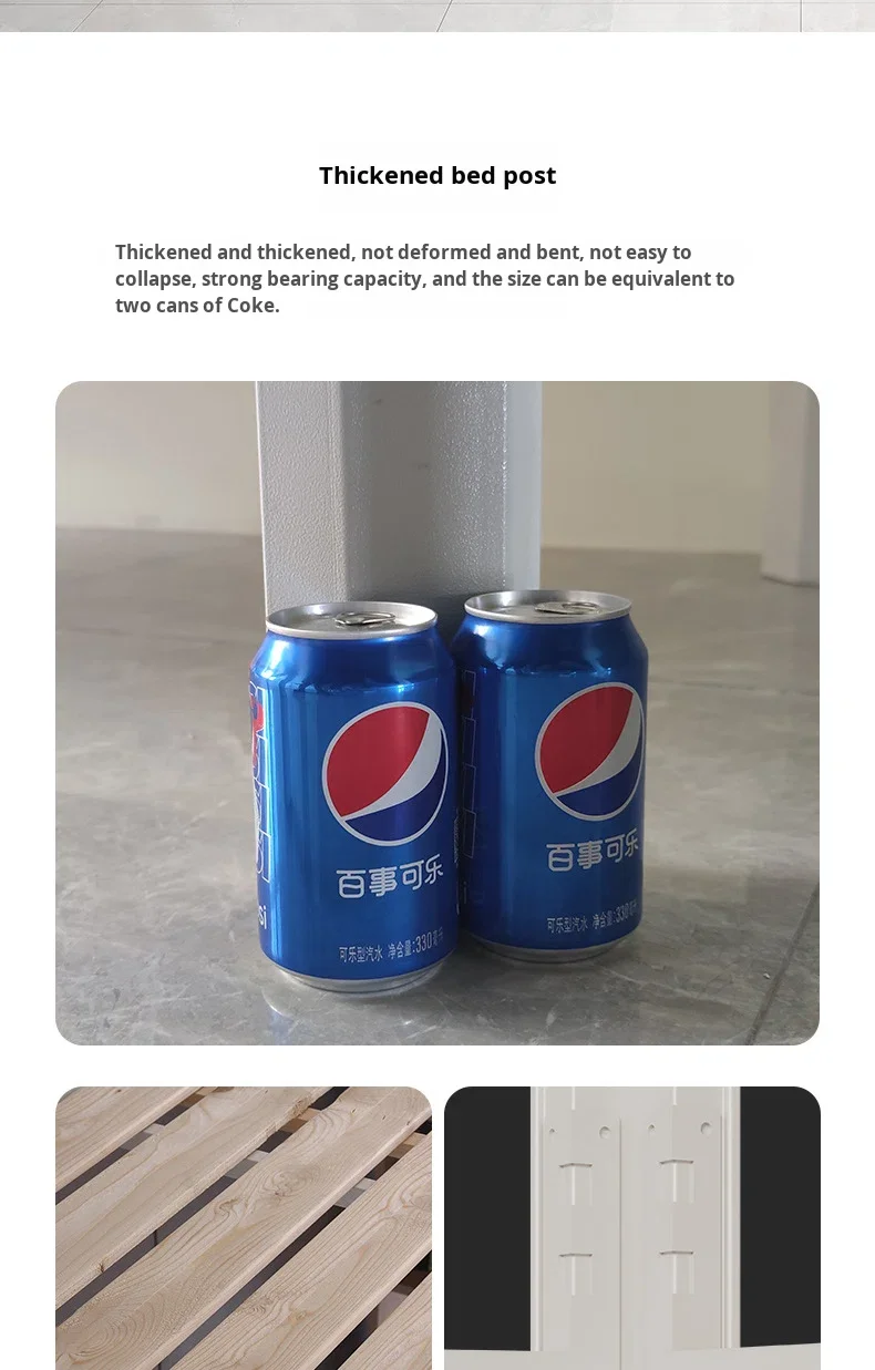 product custom free 3d design service iron upper bed and lower desk apartment dormitory metal frame bunk bed for students school-7