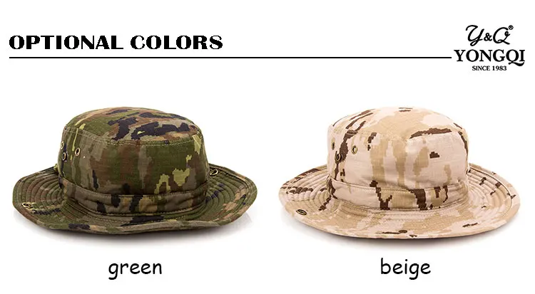 Men Boonie Hat Camo Bucket Wide Brim 