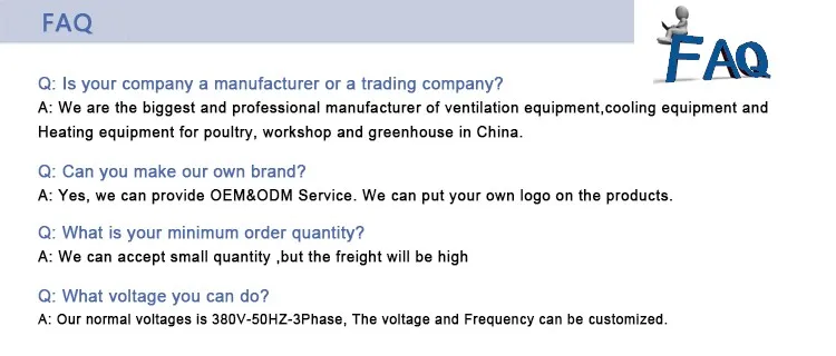16-20 inch Stainless Ceiling Air Circulation Fan for Greenhouses - detail 36