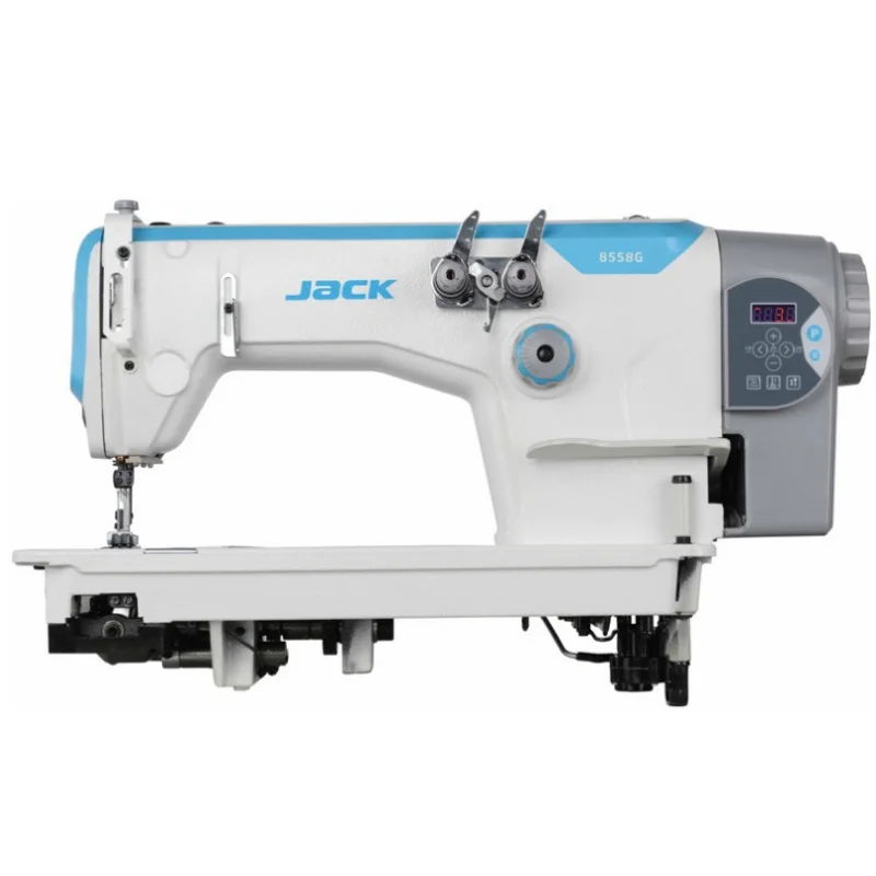 Jack 8558G Double Needle Flatbed Chainstitch Sewing Machine - New