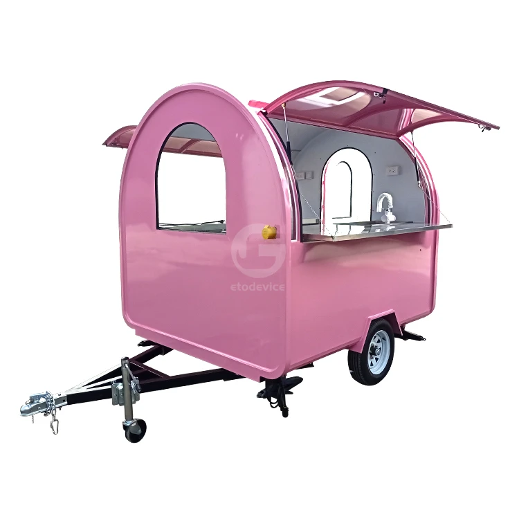 Best Choice Fully Equipped Food Truck Mobile Shop Trailer Hotdog Cart