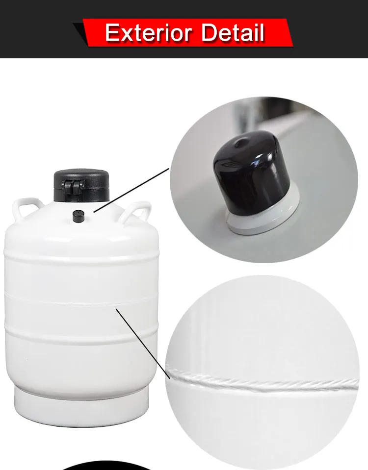 yds 20 tanque de nitrógeno líquido 20l liquid nitrogen tank 20 liters cell storage container