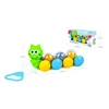 Children toys rope dragging worm pull string toddler toys with ball baby toys educational