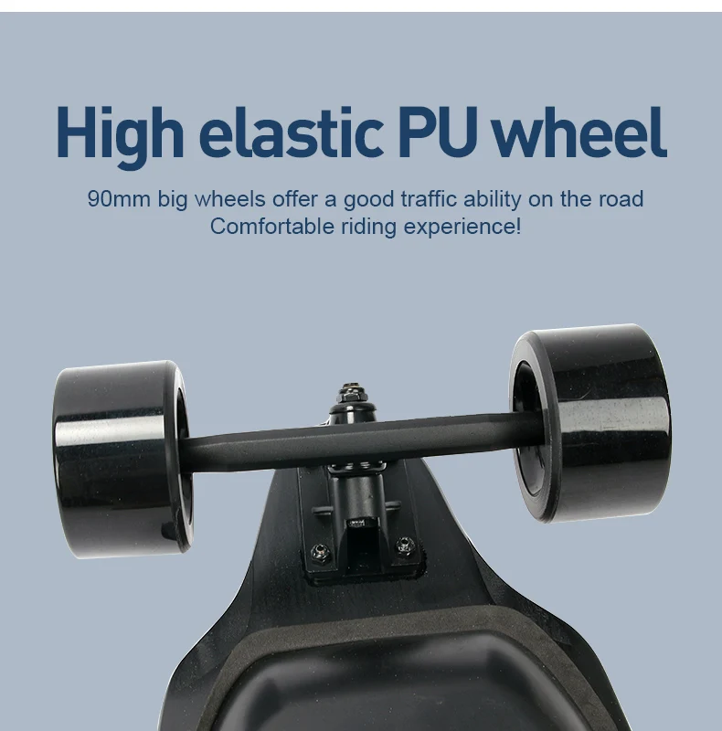 Fastest 40kmh Longboard Electric Skateboard Deck With Remote Control