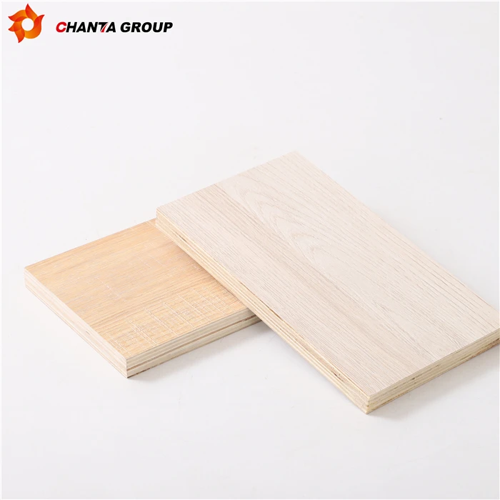 Double Sided Laminated Melamine Paper Coated Faced Plywood for Indoor Decoration Furniture