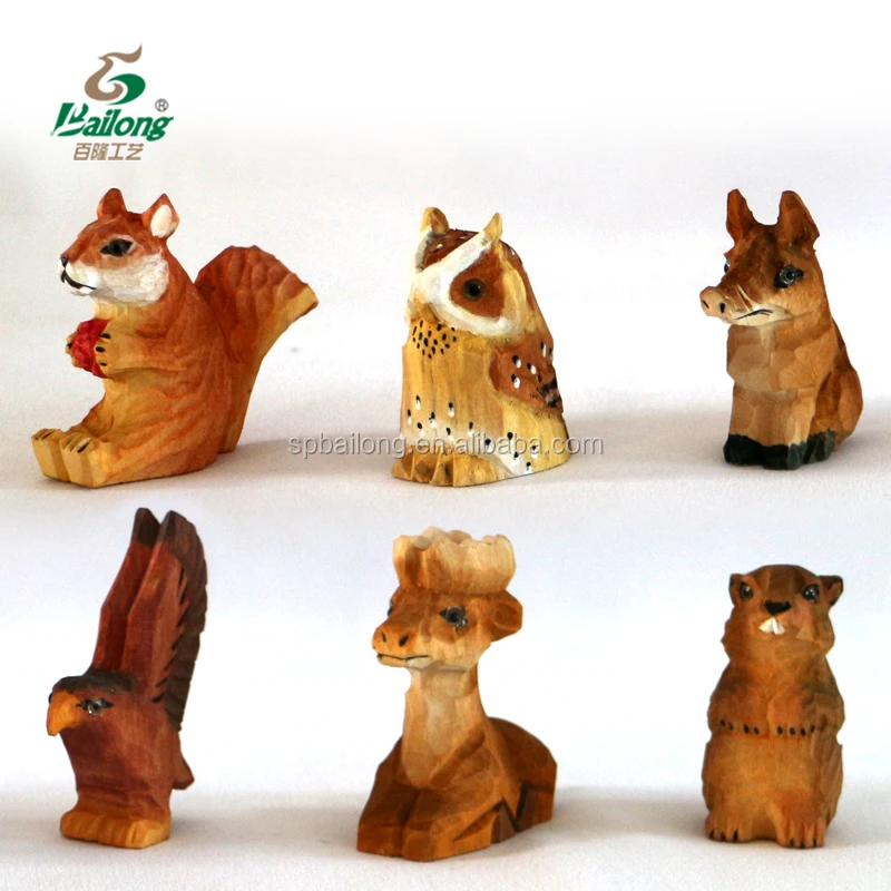 Handmade Art Mind Carved Sculpture Wooden Toy Handicraft Ornament Wood