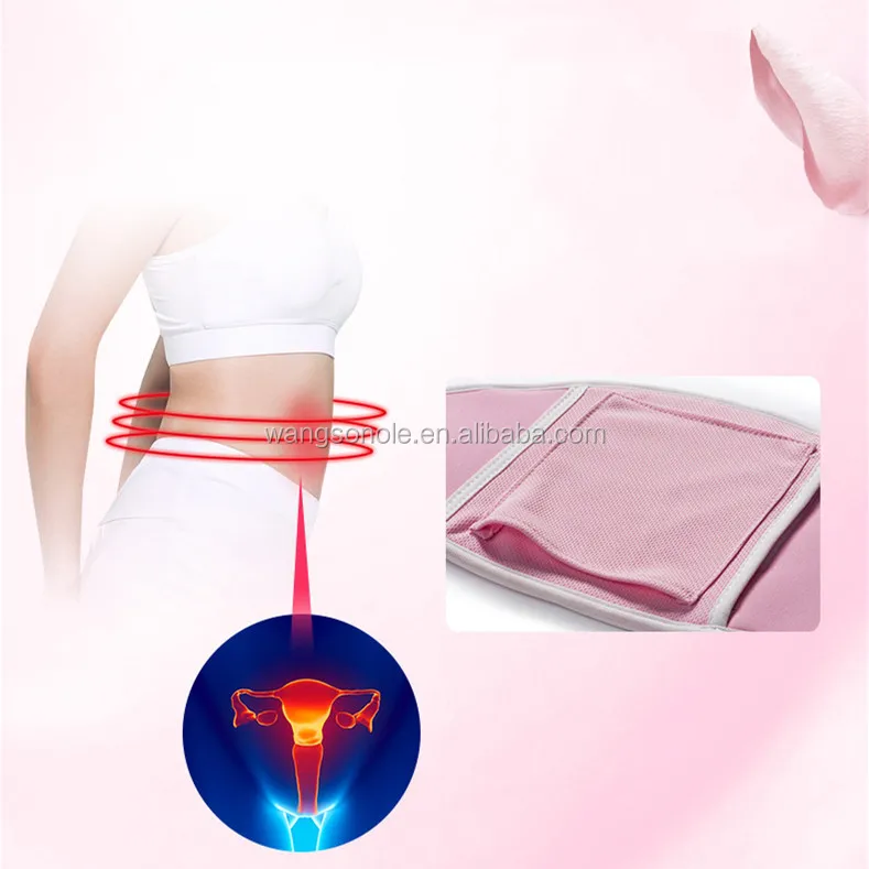 Women Menstrual Cramp Belt Menstrual Heating Pad Therapy Reliever