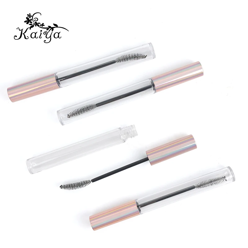Wholesale Luxury Custom Holographic Rose Gold Lash Cara Tube Slim