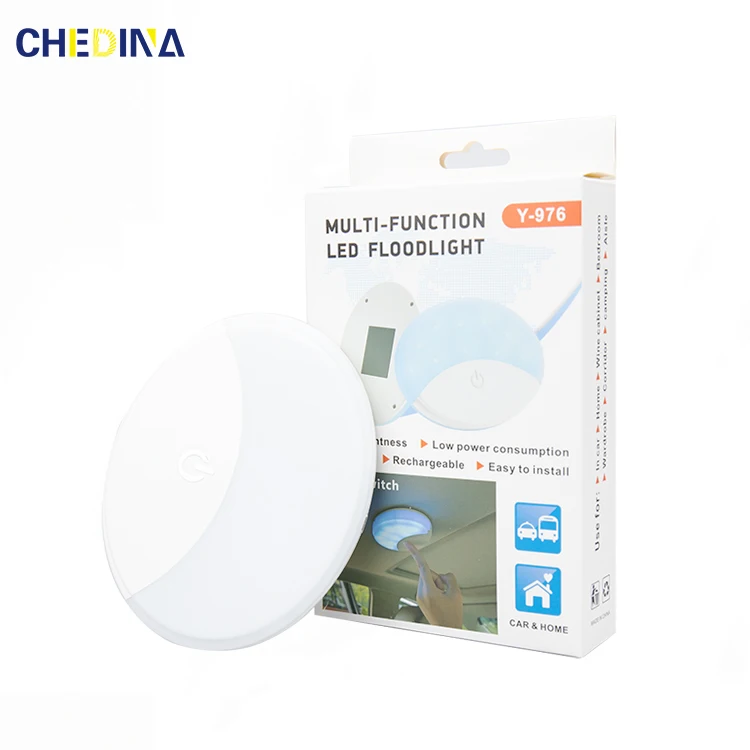 Chedina Car doom Interior Reading Light Wireless Car Ceiling Lamp with Touch Switch