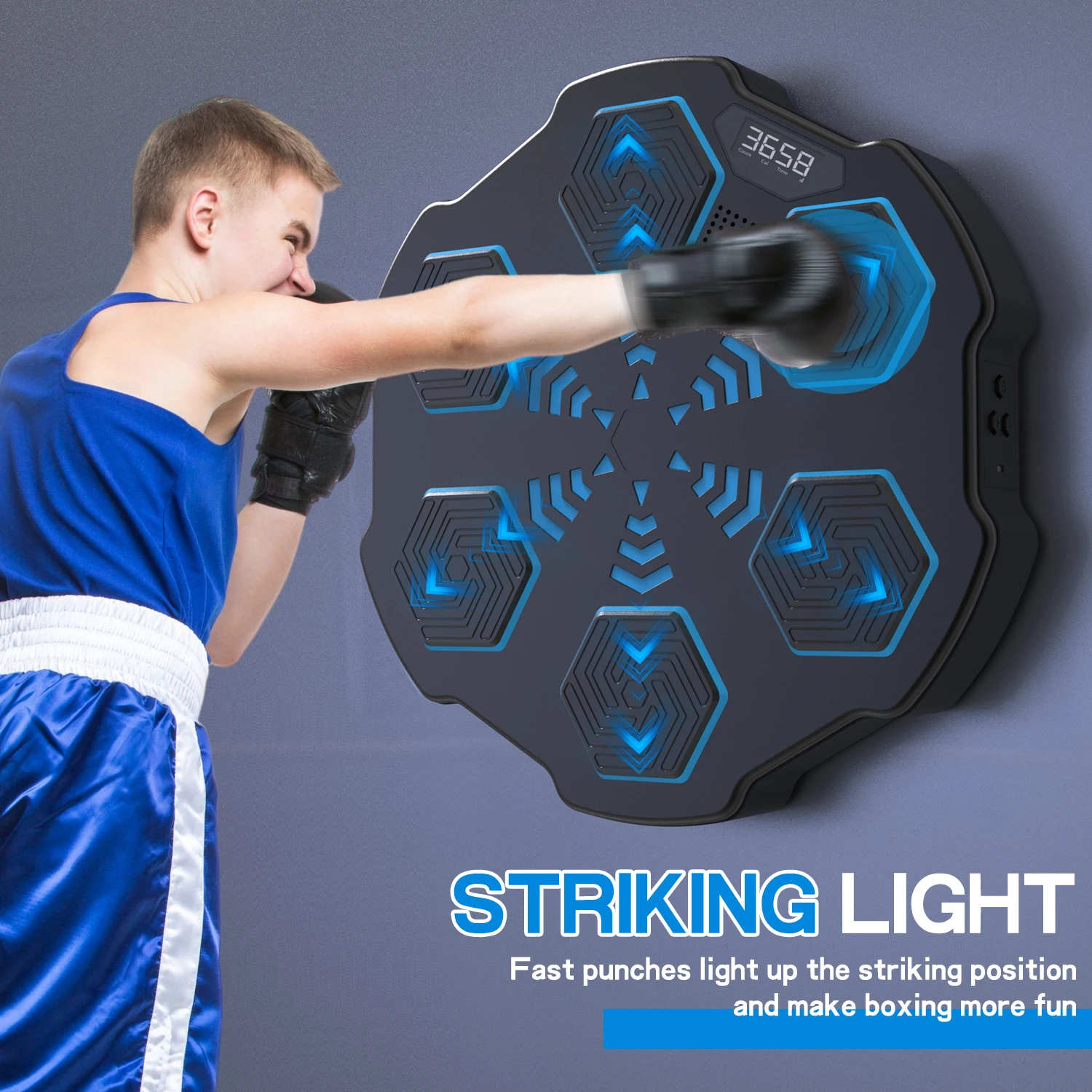 New Design Smart Liteboxer One Punch Music Boxing Electronic Boxing