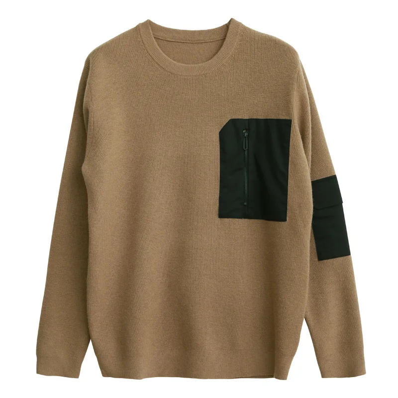 mens elbow patch sweater