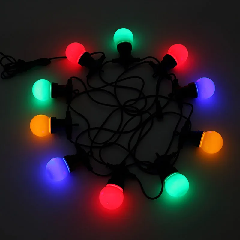 Hot selling Colorful LED string lights IP65  Festival party outdoor lights holiday decorative