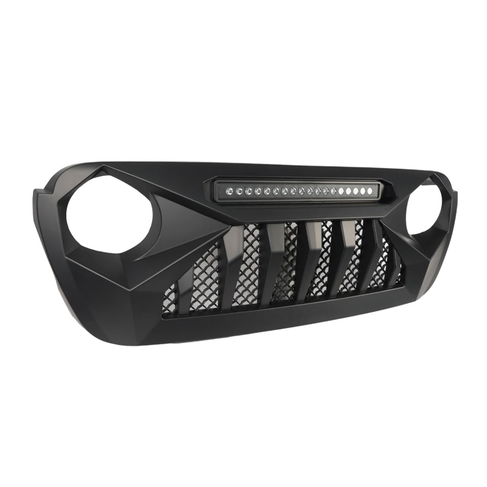 Front grill with spotlight for jeep wrangler JL factory