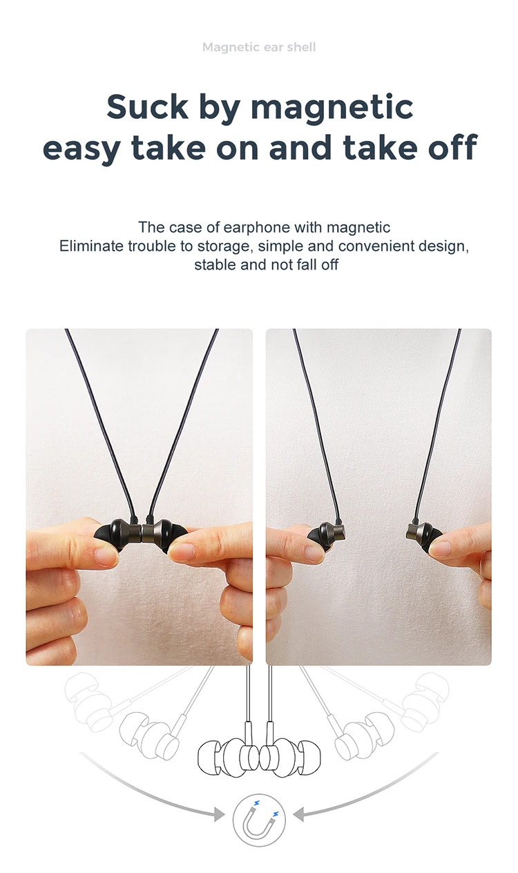 New four nuclei foldable wireless headphone freedom wireless earbuds - ANKUX.COM