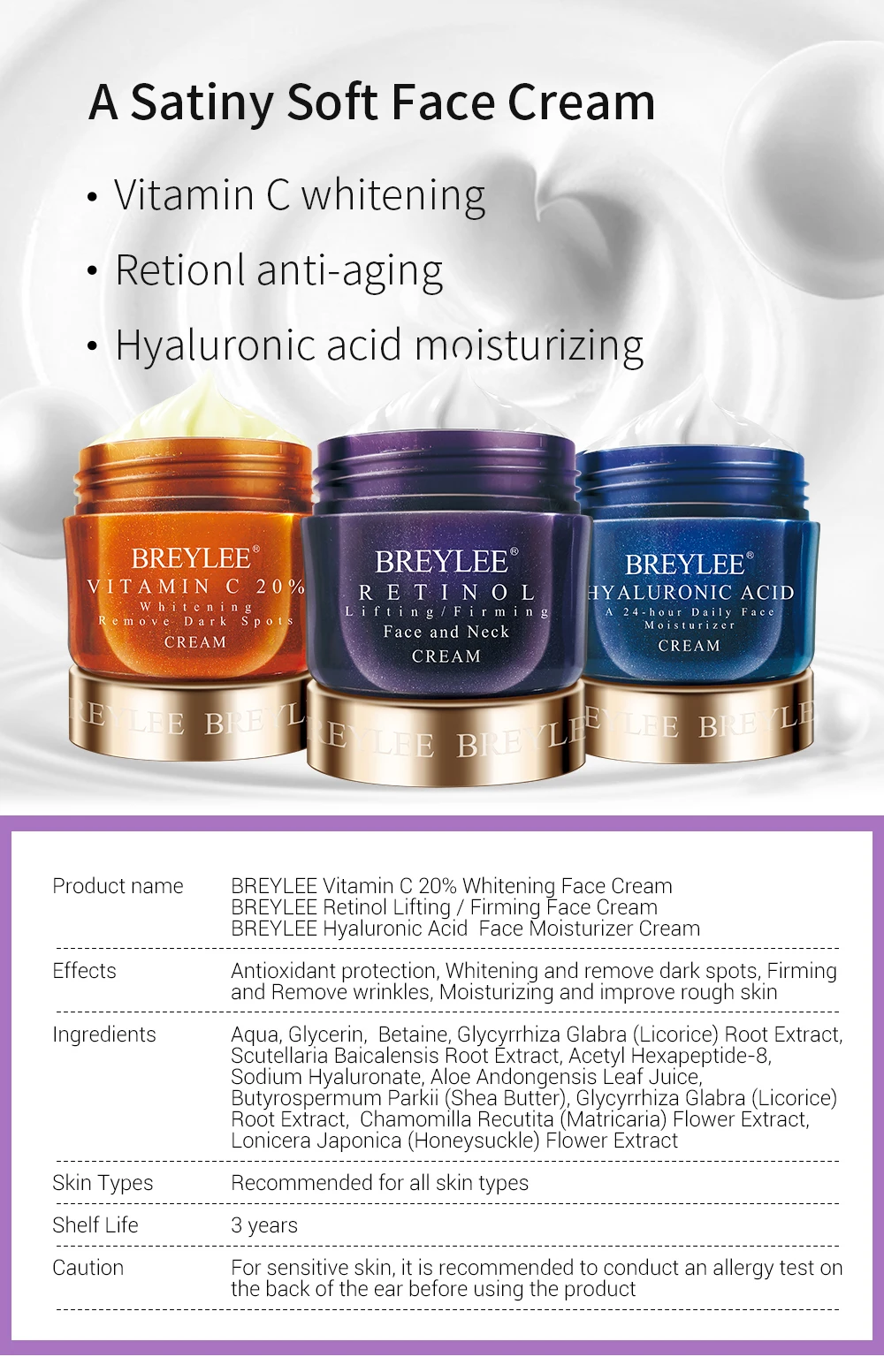 Face Cream With Retinol And Vitamin C Moisturizing Anti-aging_voghion.com