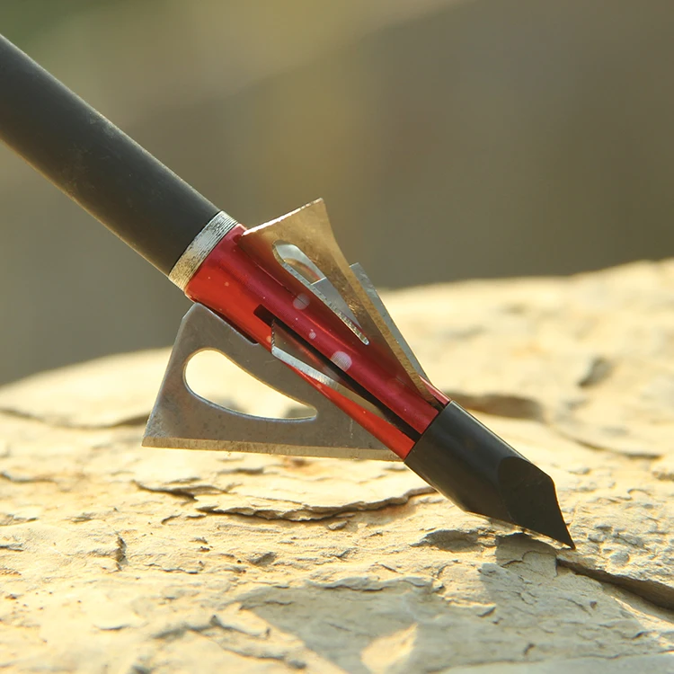 Spg Archery Mechanical Broadhead 100 Grain Expandable Blade Broadheads