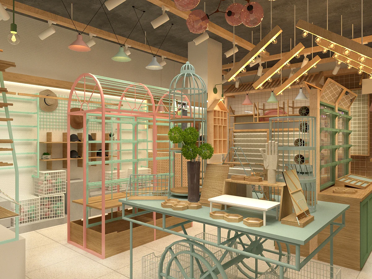 wholesale custom design wood and acrylic jewelry display counte