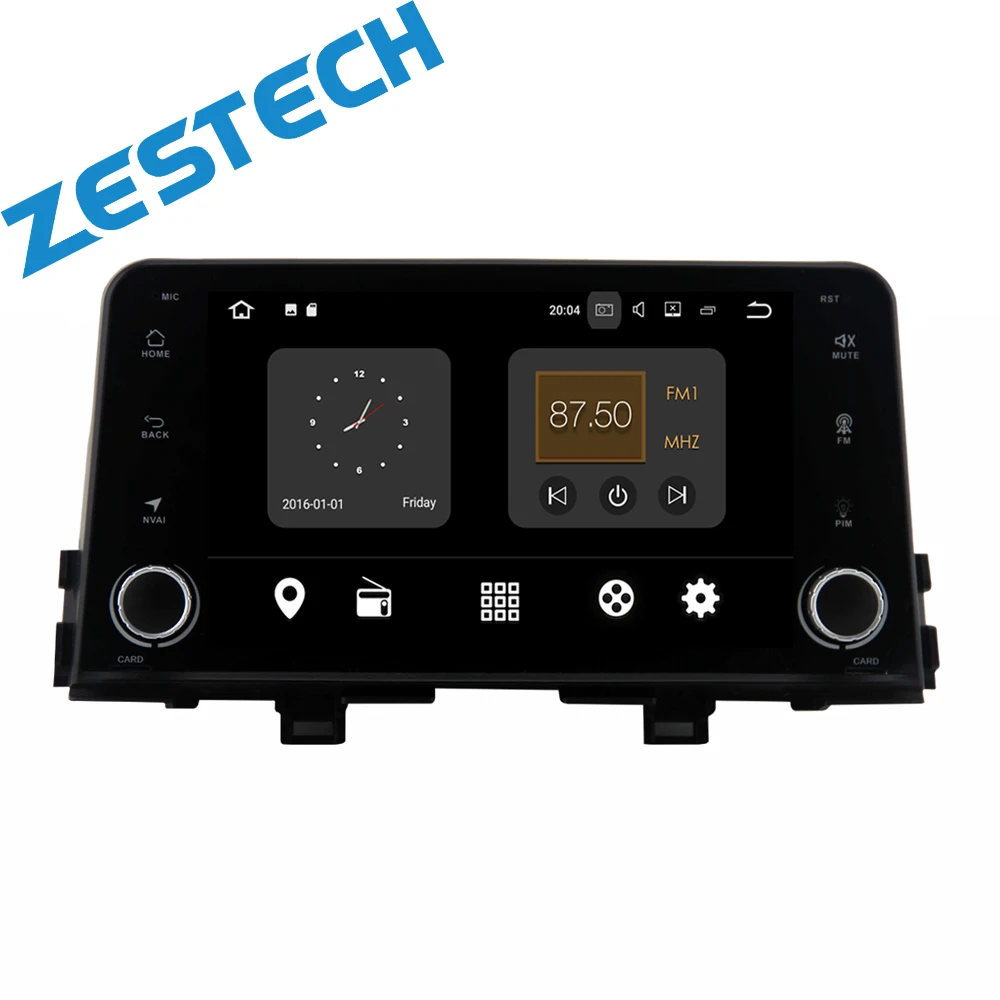 Quad Core 1 Din Android Touch Screen Multimedia For Kia Picanto Morning Car Radio Android With