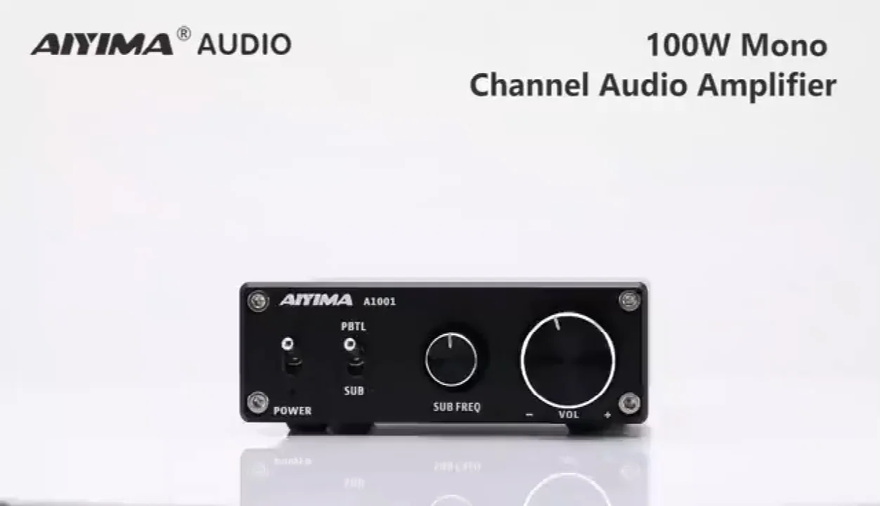 AIYIMA A1001 ミニ 100W サブウーファーアンプ | HiFi モノデジタル AMP