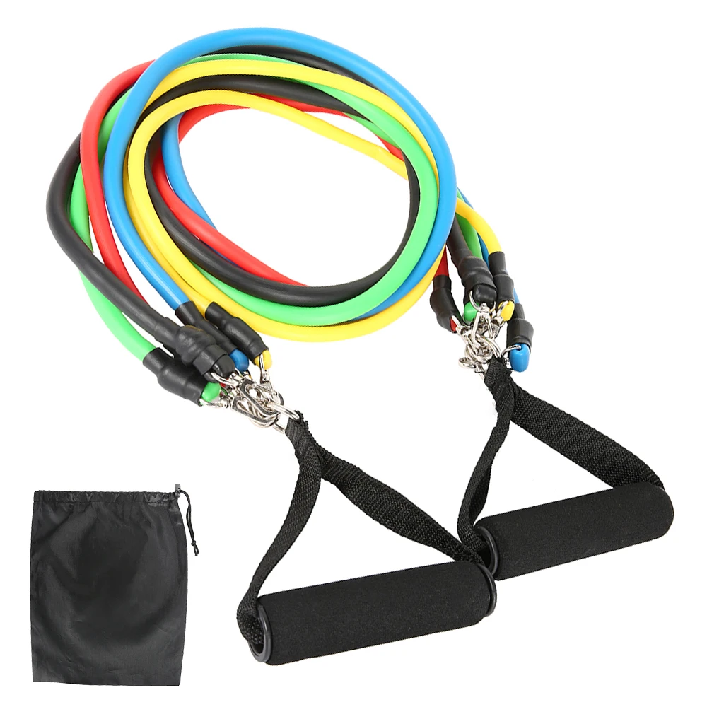 Home Gym 100 Lbs Resistance Bands Custom Resistance Bands With Handle