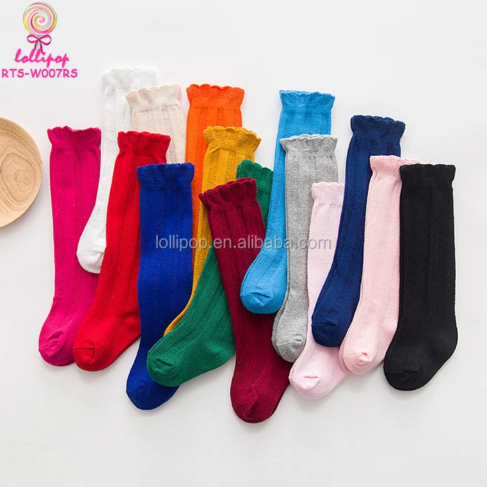 baby knee high ruffle socks