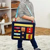 Customized color baby educational learning toys learn to dress activity felt toddler busy board