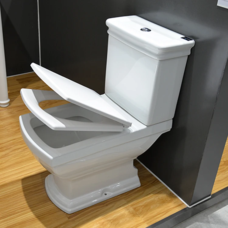 Huida China Popular Ceramic Washdown Twopiece Floor Mounted Dual