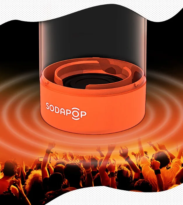 2021 new Creative Bottle Wireless Blue-tooth Speaker Large Volume Beverage Bottle Speaker - ANKUX.COM