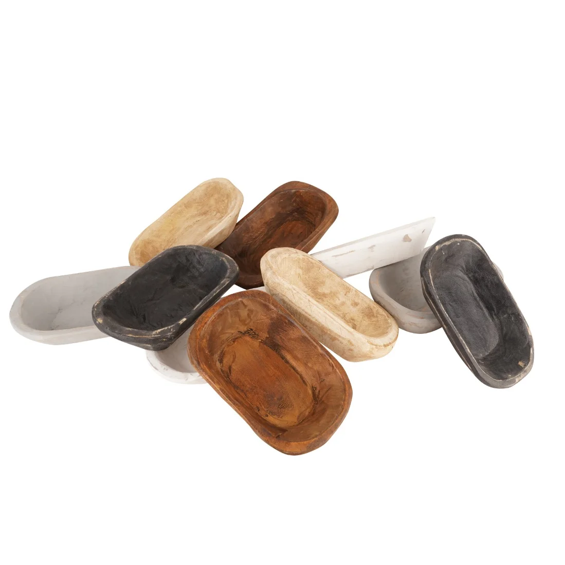 Factory Supplier Rustic Wooden Dough Bowls For Candle Making Acacia