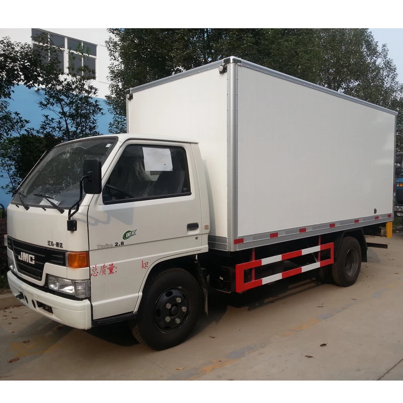 Jmc Insulation Box Truck 5tons/dry Van Box Truck With Diesel Engine 6