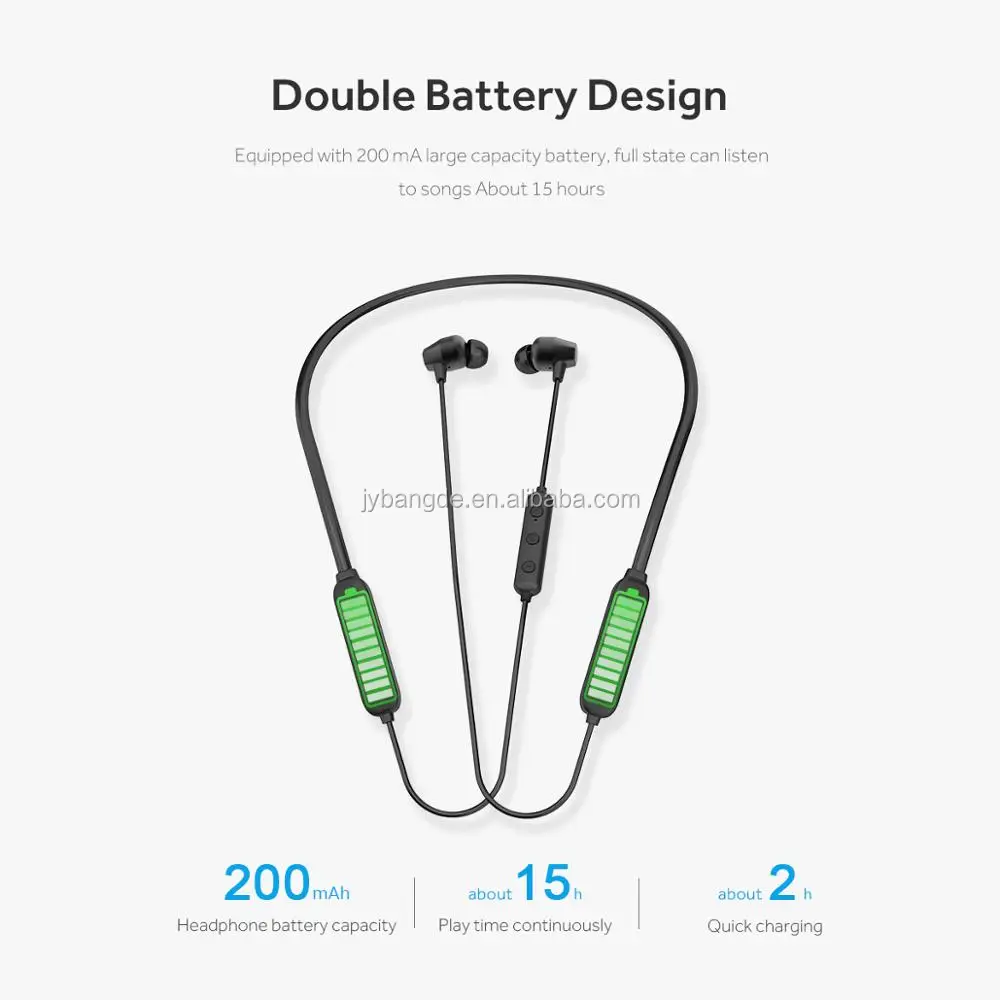 Stylish Gift In-ear Ultra Light Running Headphones Bass Earphone Sports Wireless Headset Hang neck type Stereo wire - ANKUX.COM
