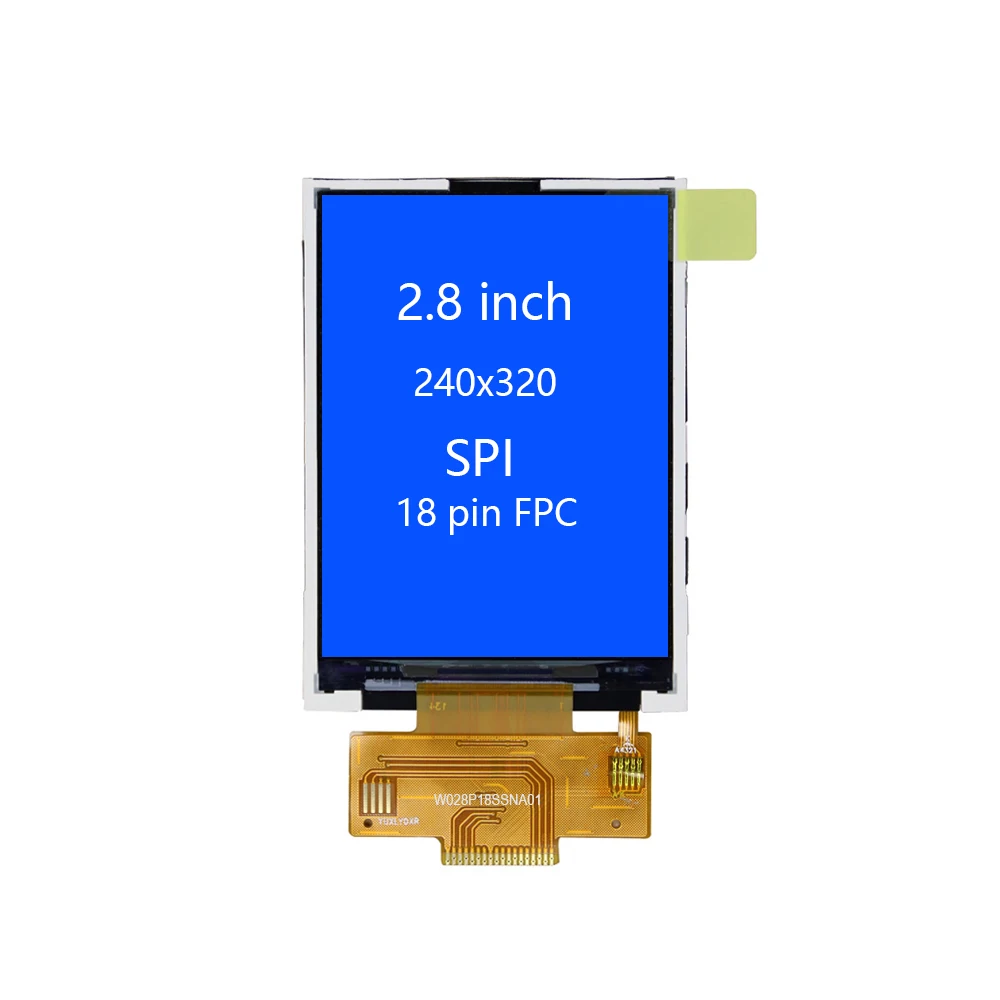 Ili9341 2.4" 240x320 Rgb Tft 2.4 Spi Lcd With 18pin Weld Spi On ...