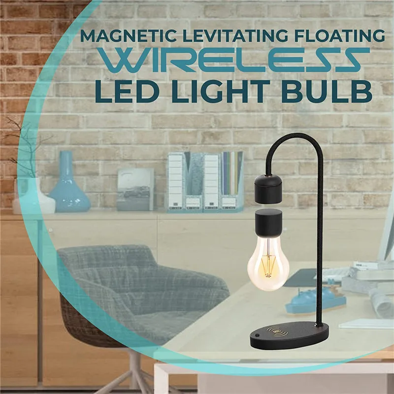 Magnetic Levitating Floating Wireless Led Light Bulb With Wireless ...